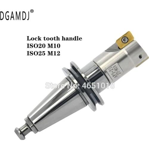 1 set of ISO20 M10 ISO25 M12 lock milling tool holder BAP3 20 21 2T 25 26 3T tool head 10 high quality APMT1135PDER CNC inserts