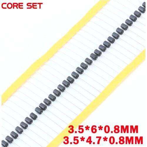 100PCS/LOT Inductor beads 3.5*6*0.8 AXIAL FERRITE Beads 3.5x6x0.8/3.5*4.7*0.8 Inductance