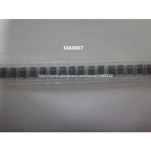 200PCS SM4007PL-TP SM4007P SM4007 DIODE 1KV 1A SOD123FL New and Original ROHS