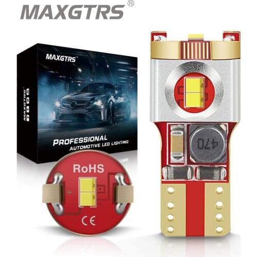 2x Super Bright T10 W5W LED CANBUS CSP CHIP 168 194 No Error Car LED Auto Clearance Door Reading License Plate Lamp Bulbs