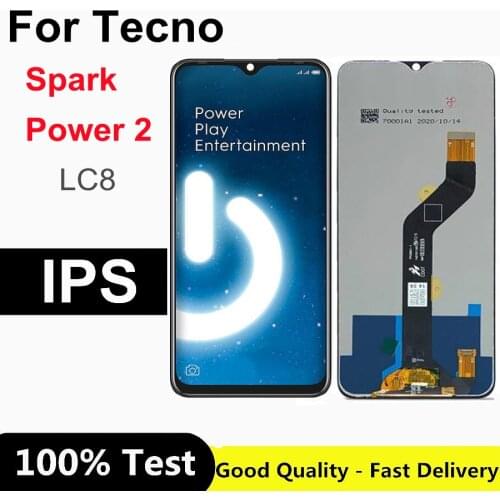 7.0" For Tecno Spark Power 2 LCD Display Touch Screen Digitizer for Tecno LC8 LCD for Tecno Spark Power2 Screen Display