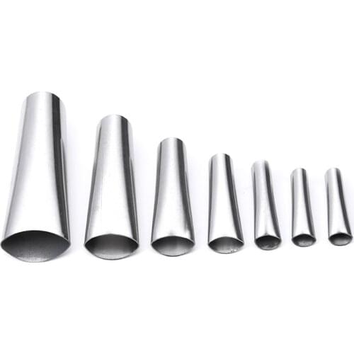 7pcs Stainless Steel Caulking Finisher Nozzle Applicator Sealant Finishing Tool Caulking Finisher Silicone Sealant Nozzle