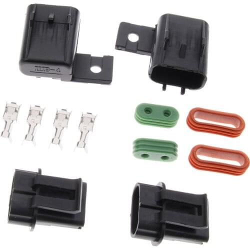 2 Sets Automotive Car Boat Middle Blade Fuse Box Block Scoket with Terminals