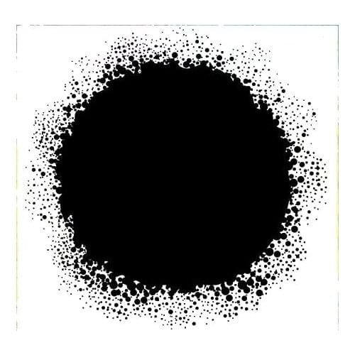 Black round backgroundl Transparent Clear Silicone Stamp Seal DIY Scrapbooking photo Album Decorative A0783