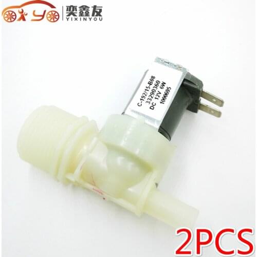 2PCS/LOT Elbi solenoid valve DC12V 6W normally closed 12V solenoid valve C-192/15-B08(6.3)