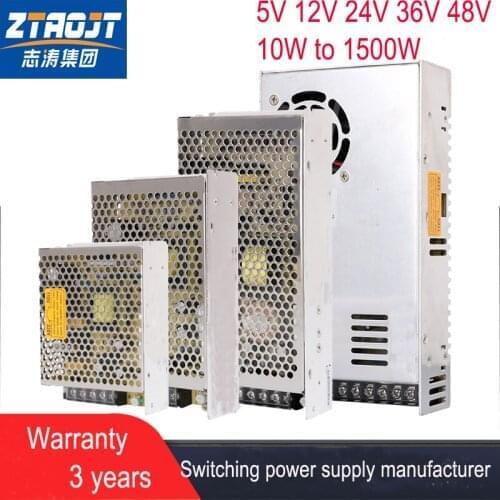 Switching Power Supply LED Driver AC 110V 220V To DC 5V 12V 15v 24V 48V Lighting Transformer