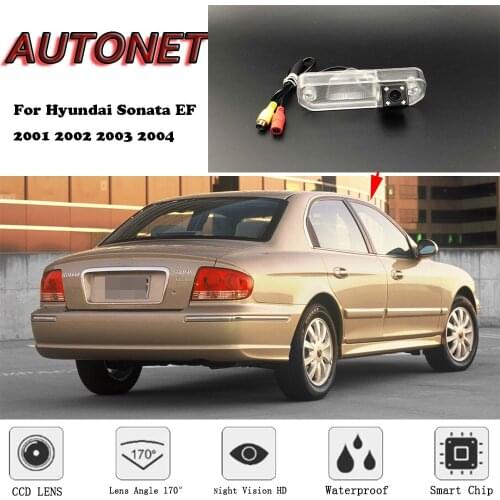 AUTONET Backup Rear View camera For Hyundai Sonata EF 2001 2002 2003 2004 Night Vision Parking camera license plate camera