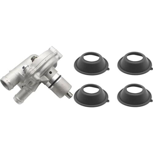 Motorcycle 4Pcs Carburetor Film Diaphragm Rubber Carburetor Vacuum Membrane with Motorcycle Water Pump