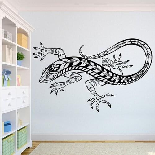 Lizard Beautiful Wolves Wall Decal African Wild Lion Pride Animals Home Interior Design Art Office Murals Home Decoration A3-005