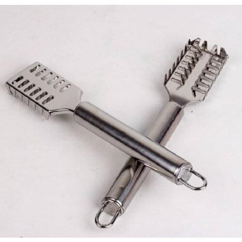 Fish cleaning knife Fish scales Scraper Stainless steel Kitchen tools manual fish scaler Fish scales Planer brush Scale scraping