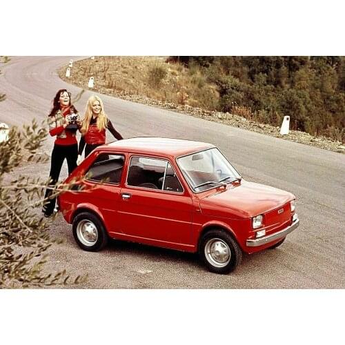 Placa de pared para Fiat 126p Polski Fiat, cartel , METAL pulido