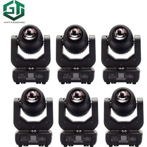 6pcs/lot ZOOM Function 150W LED Spot Moving Head Light Professional DJ Disco Light Long Lifespan Party Light