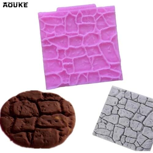 Realistic Texture Tree Fondant Cake Chocolate Silicone Mold Pastry Biscuits Cookies Mould Embossed Molds DIY Baking Tools Aouke