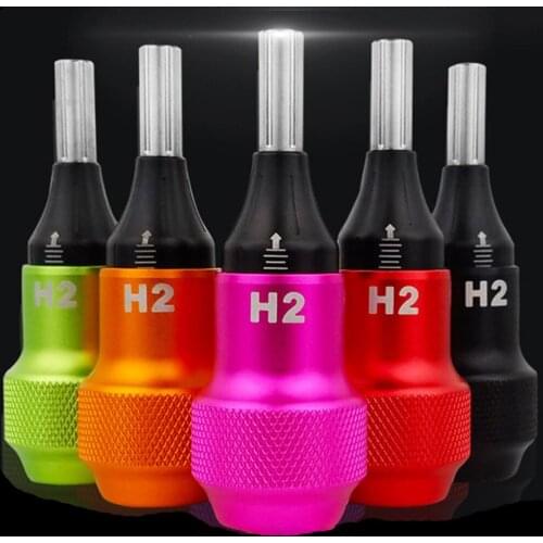 H2 Tattoo Handle 25mm Aluminum Alloy Tattoo Grip for Cartridge Needles