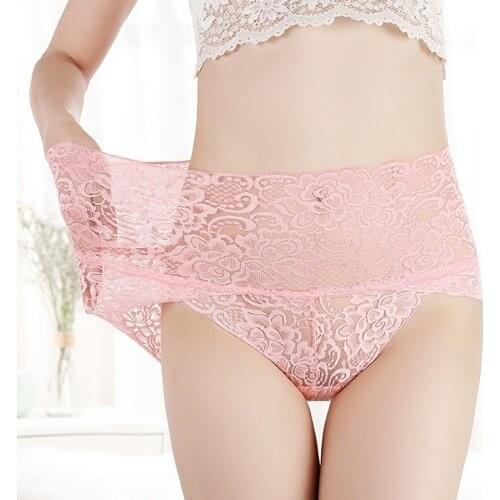 Sexy Lace Panties Women Panties High Waist Plus Size Female Sexy Underwear Butt Lift Lingerie Seamless Briefs Underpants Breech