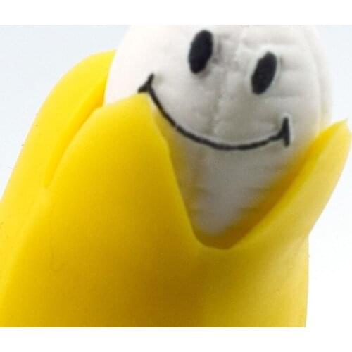 10.5cm extrusion anti pressure novelty toys banana candy toys decompression vent joke decompression funny toys