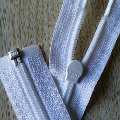 10Pcs/lot Cheap Long Ykk Nylon Coil Zipper Black White Blue Grey Open End for Clothing Jacket Sewing Accessories Wholesale