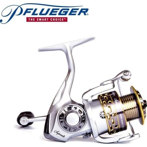 100% Original Pflueger Supreme SUPSP25X 30X 35X Spinning Fishing Reel 9BB 6.2:1 Metal Magnesium Body Saltwater Fishing Reel