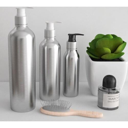 150ml 250MLL Aluminum Silver Anodized Aluminum Emulsion Bottle Aluminum Bottle