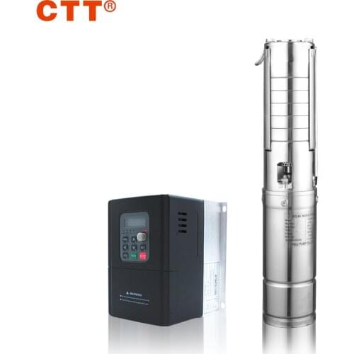 4inch garden solar fountain deep well water pump submersible solar pump