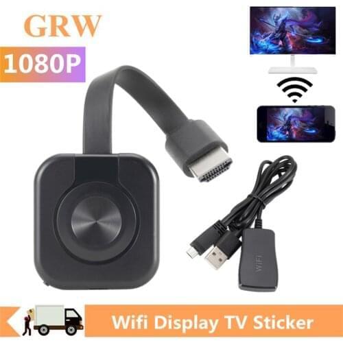 Grwibeou Wireless 1080p HDMI-compatible TV Stick Wifi Display Receiver For Miracast Screen Mirror TV Dongle Support HDTV For IOS