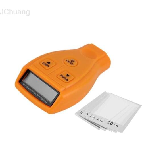 GM201 paint thickness tester Min LCD Digital Automotive Car Paint Coating Thickness Gauge Meter Probe Tester Measuring Tool