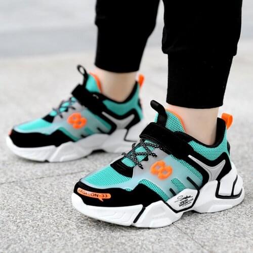 ENWAYEL Kids Sneakers For Boys Sport Shoes Girls Autumn Mesh Breathable Fashion Children School Student Chaussure Footwear