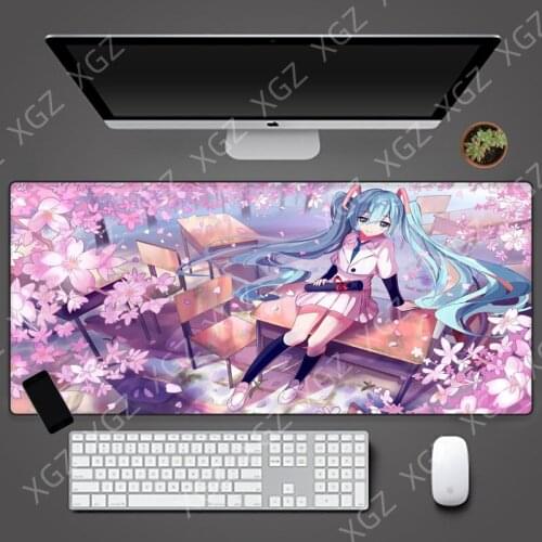 YuzuoanTwo-dimensional animation mouse pad XXL gaming office computer desk mat laptop non-slip mat