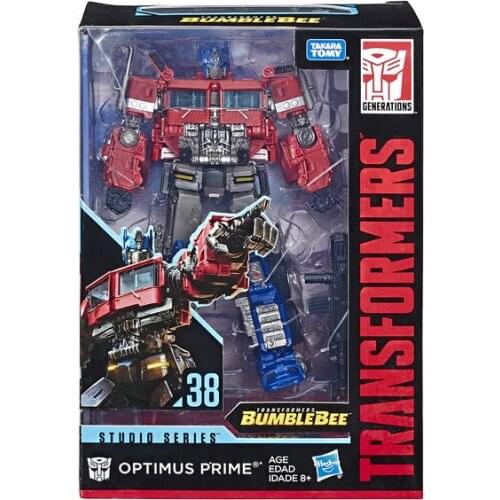 16cm Hasbro Transformers Toys Movie 10th Anniversary SS Series 38 Voyager Optimus Prime Action Figure Collection Model Boy Toys
