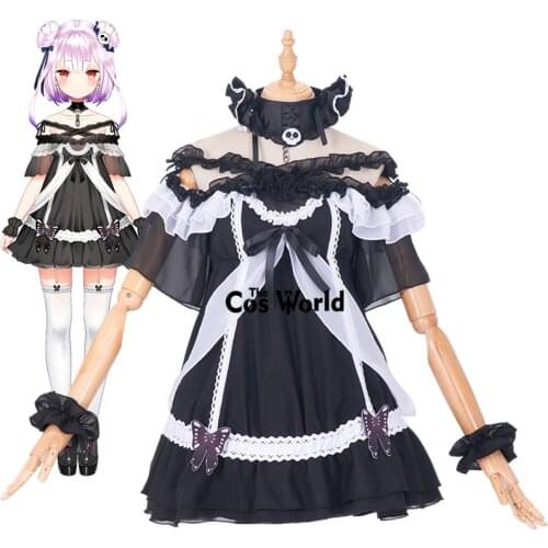 YouTuber VTuber Hololive Uruha Rushia Dress Outfits Cosplay Costumes