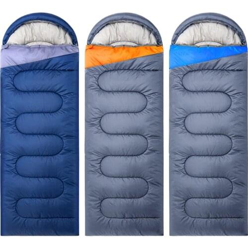 Camping Lightweight Sleeping Bag Thickened Winter Warm Waterproof Sleeping Bag Indoor Outdoor Camping Traveling Sleeping Bag