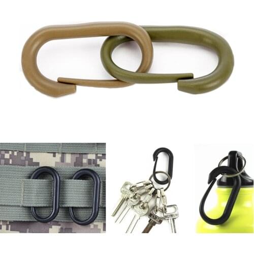 Molle attach Backpack Clasp Hook Hang Snap Buckle web webdom Camp Hike Outdoor travel webbing Tactical Quickdraw Carabiner Clip