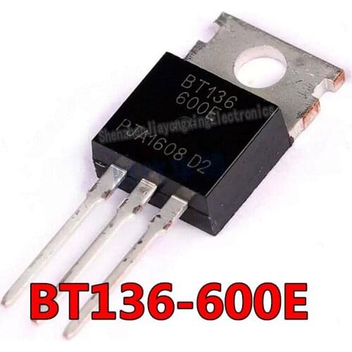 10PCS BT136-600E TO220 BT136-600 BT136 600E TO-220 new and original IC Chipset