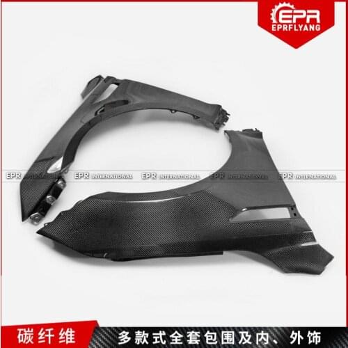 Suit For Kia 2016 K5 Oem Replace Carbon Fiber Leaf Plate Fender Refit Front Wheel Eyebrow