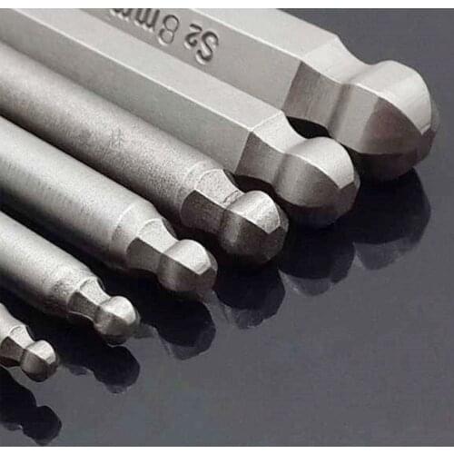 Professional 10pcs/set 100mm Alloy Steel S2 Slotted Phillips Screwdriver Bits PH1 PH2 Straight Cross Head Batches Hand Tools