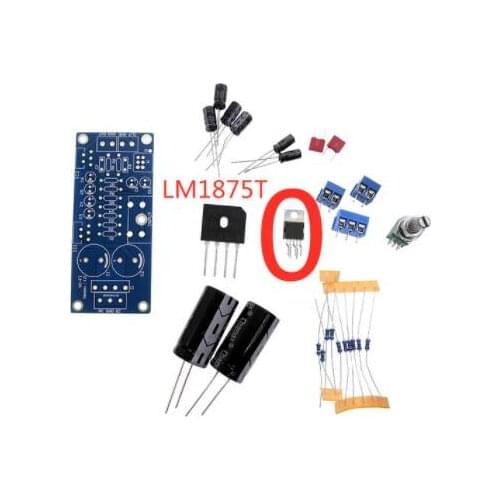 LM1875T Power Amplifier Board 2.0 Power Amplifier Board Super Good Sound Quality Without Noise Parts DIY