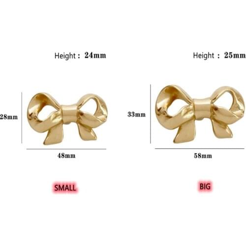 Light Luxury Bowknot Brass Furniture Handle Butterfly Knot Door Handles and Knobs for Kitchen Cabinet Drawer Pulls Home Decor