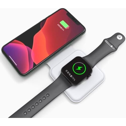 Timess Wireless Magnetic Charger For iPhone 12 Mini Wireless Charging 2IN1 Docking Station Stand Fast Charging For iPhone 12 Pro