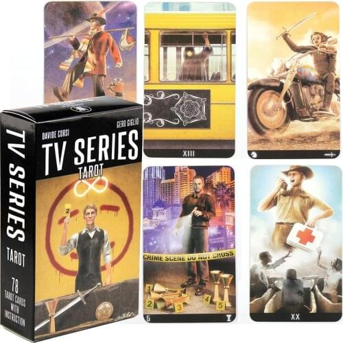 Tv Series Tarot Cards Divination Card Game Board Classical Tarot Archetypes Using The Familiar Tropes Of Modern Storytelling