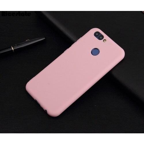Huawei P smart case Huawei Enjoy 7S Clear TPU and solid color fundas For Huawei Enjoy 7s Back Cover Silicon case
