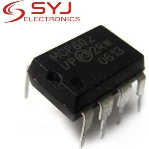 10pcs/lot MCP602-I/P MCP602 DIP-8 In Stock