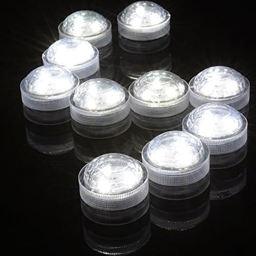 100pcs/lot 3smds remote controlled submersible Led tealight candle lamp waterproof Wedding/Xmas/Valentine table decor-Warm white