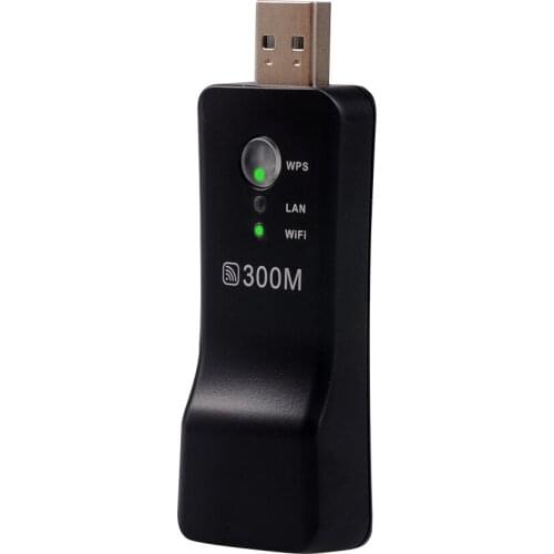 300Mbps USB Wifi Repeater Range Extender 802.11b/g/n Wi-Fi