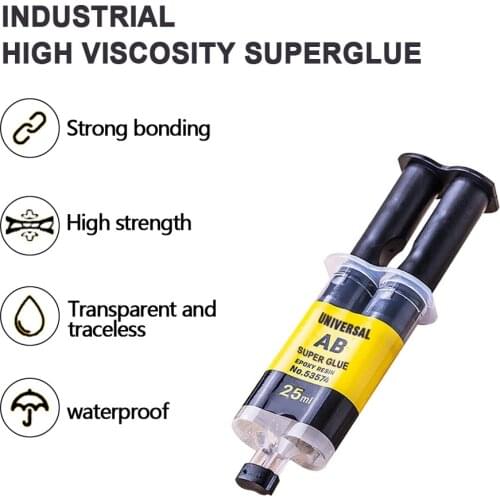 4/25ml AB Glue A+B Curing Super Liquid Glass Metal Rubber Waterproof Strong Adhesive Glue For Stainless Steel Alloy Dropship