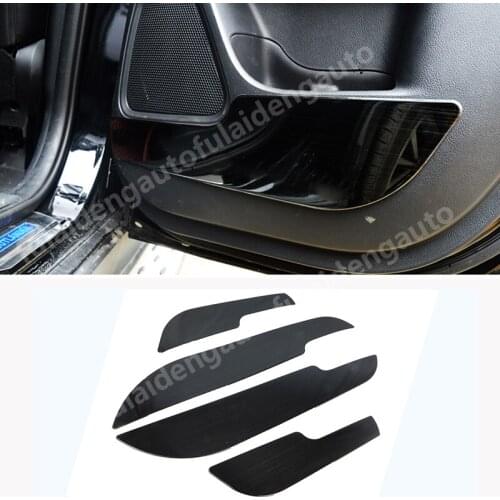 4pcs For Mitsubishi Outlander 2013-2020 stainless steel Interior Door Anti Kick Pad Protective Trim Car Accessories