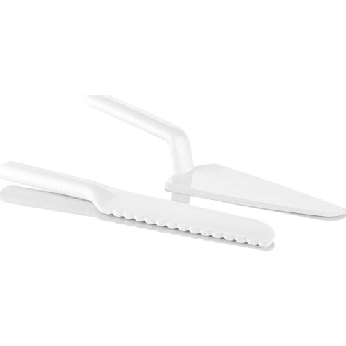 White Spatula Knife Set
