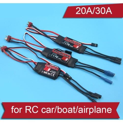 1PC 20A/30A Brushless ESC Electrical Speed Controller for DIY RC Aircraft Model Fixed Wing Airplane RC Car Model/Wind Ship