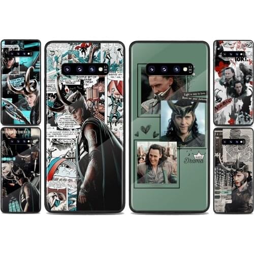 Tempered Glass Cover Marvel Avengers Loki For Samsung Galaxy S20 FE S10e S10 S9 S8 Ultra Plus Lite Plus Phone Case
