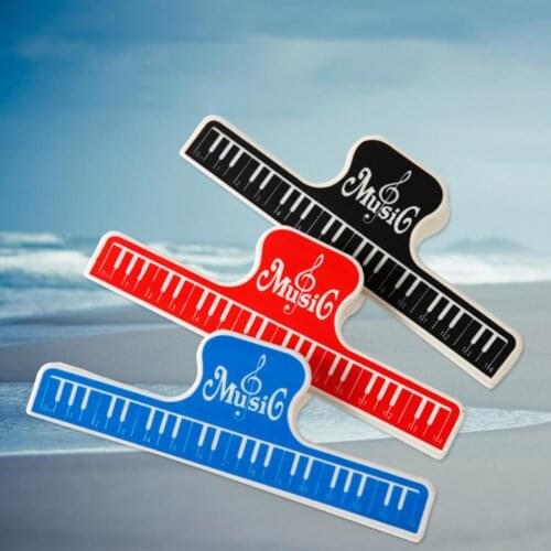 Spring Clip Colorful Multi-functional Plastic Music Score Fixed Clips for Guitar Player Spring Clip