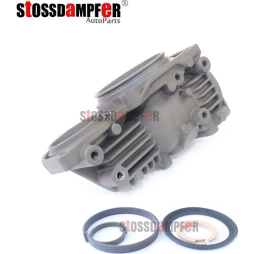 StOSSDaMPFeR Air Compressor Cylinder Head W/ O-rings Fit Range Rover Sport Vogue Range Rover Velar Discovery 5 LR121140 LR083993
